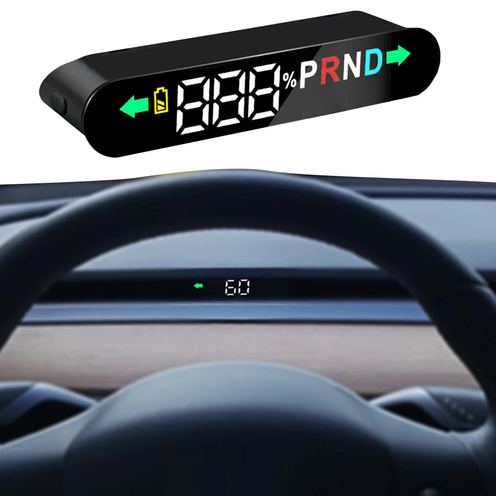 HUD Head-Up-Display Tesla Model 3 Modell Y, Tachometer