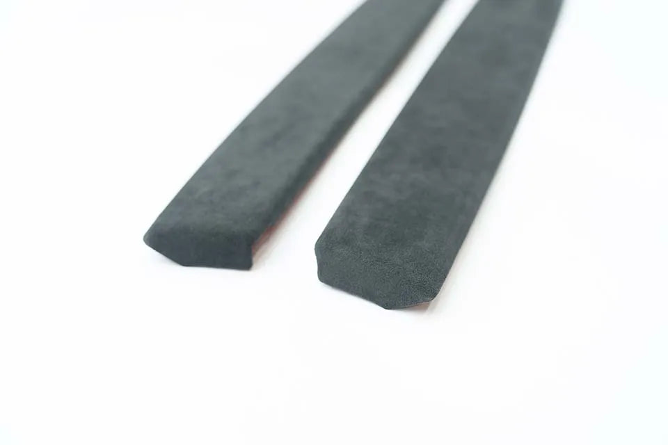 Echte schwarze Alcantara-Verkleidungen für Tesla Model 3/Y Dekor