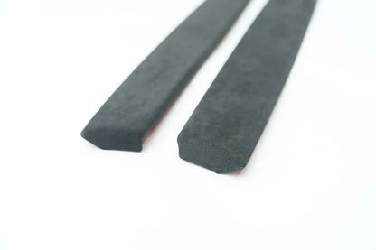 Echte schwarze Alcantara-Verkleidungen für Tesla Model 3/Y Dekor