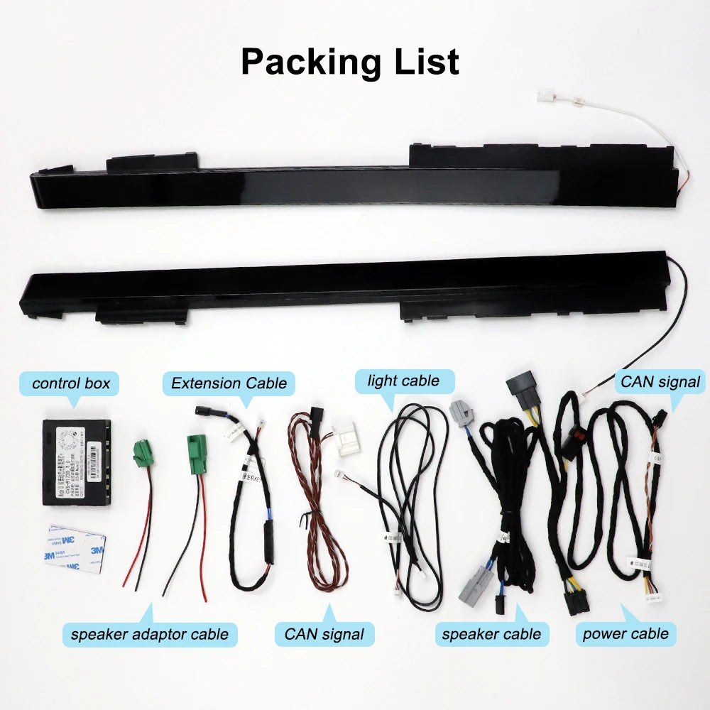 Dashboard-Ambientebeleuchtung-Innenraum für Tesla Model 3 Highland 2023 2024