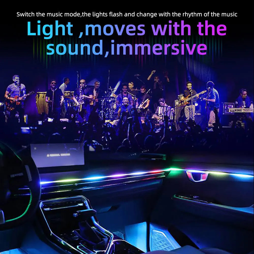 Auto-Schiebedach-Ambiente LED-Dachfenster Symphony RGB-Innendekoration