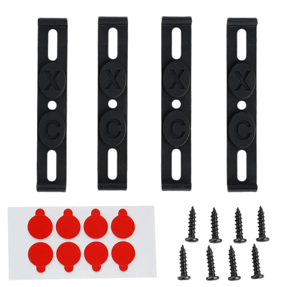 4 STÜCKE Rahmenlose Universelle Kennzeichenhalter / Nummerschild Halterung