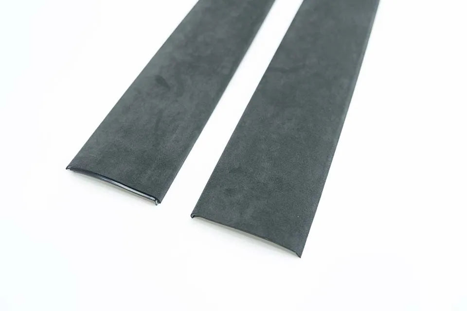 Echte schwarze Alcantara-Verkleidungen für Tesla Model 3/Y Dekor