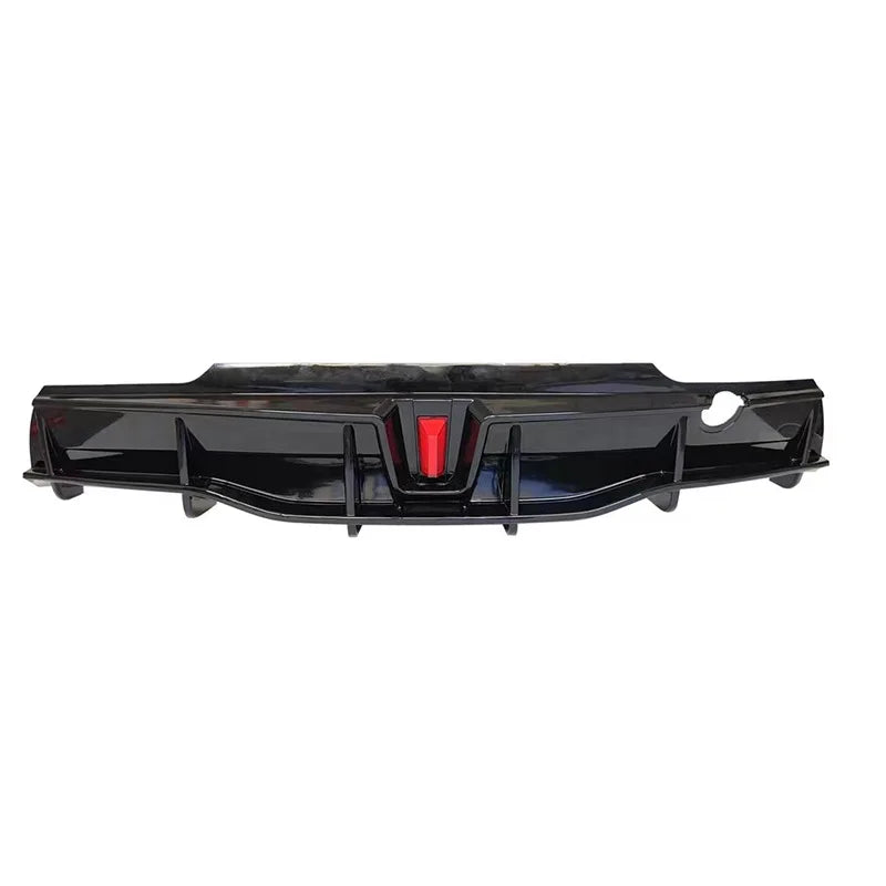Für Tesla Model Y 2021 2022 2023 2024 Heckschürzen-Diffusor Splitter Spoiler Lippe Schutz Tuning Zubehör Teil Karosserie-Kit