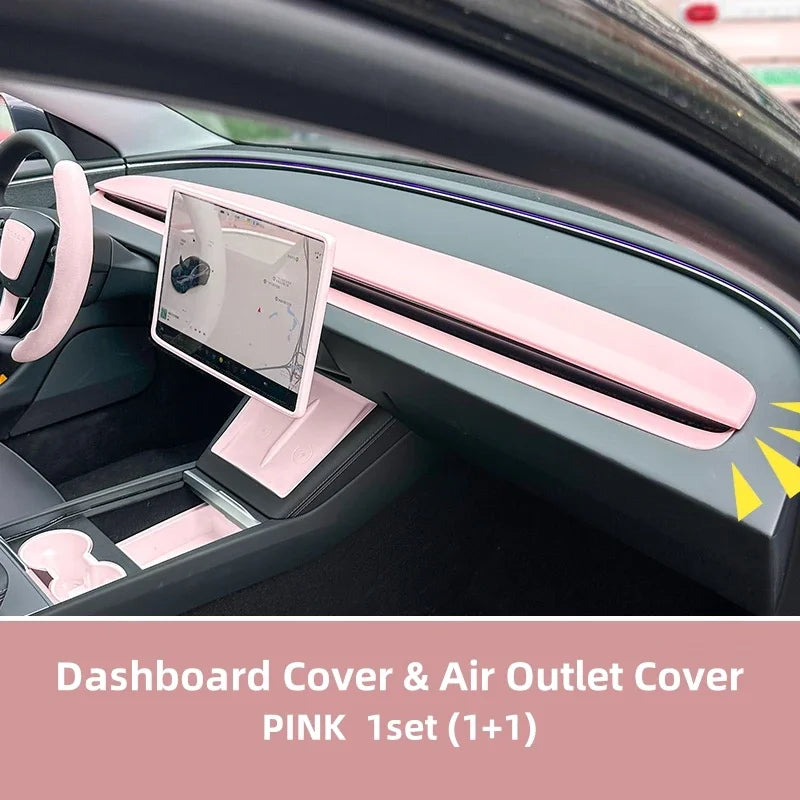 Tesla Model 3 Highland 2024 Armaturenbrettabdeckung Verkleidung Aufkleber