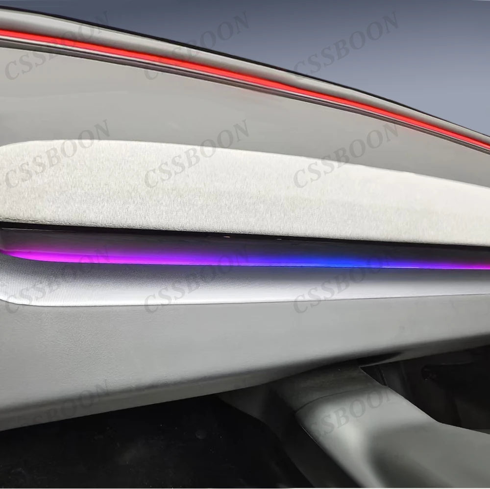 Dashboard-Ambientebeleuchtung-Innenraum für Tesla Model 3 Highland 2023 2024