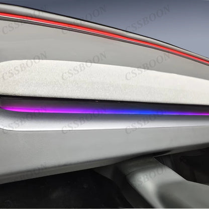 Dashboard-Ambientebeleuchtung-Innenraum für Tesla Model 3 Highland 2023 2024