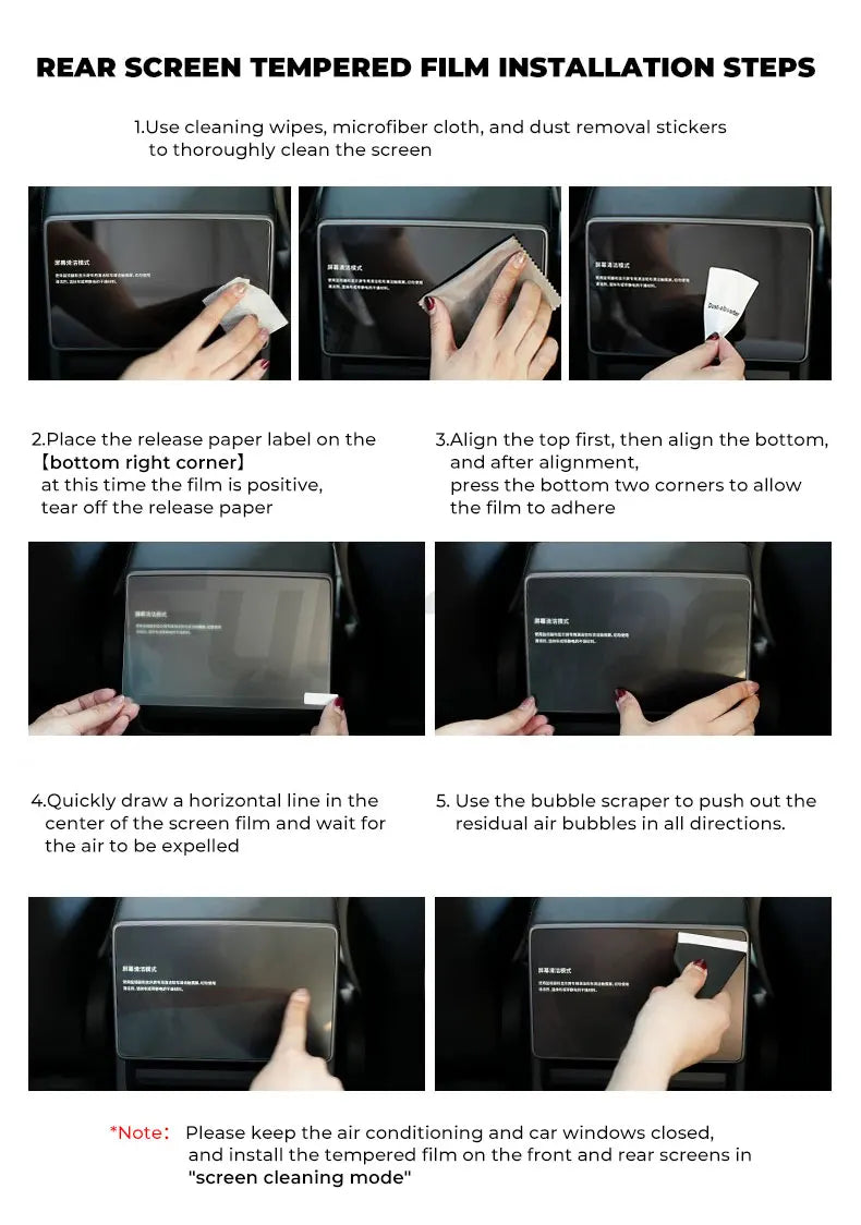 Displayschutz gehärtetem Glas für Tesla Model 3 Y Highland Juniper 2021–2025