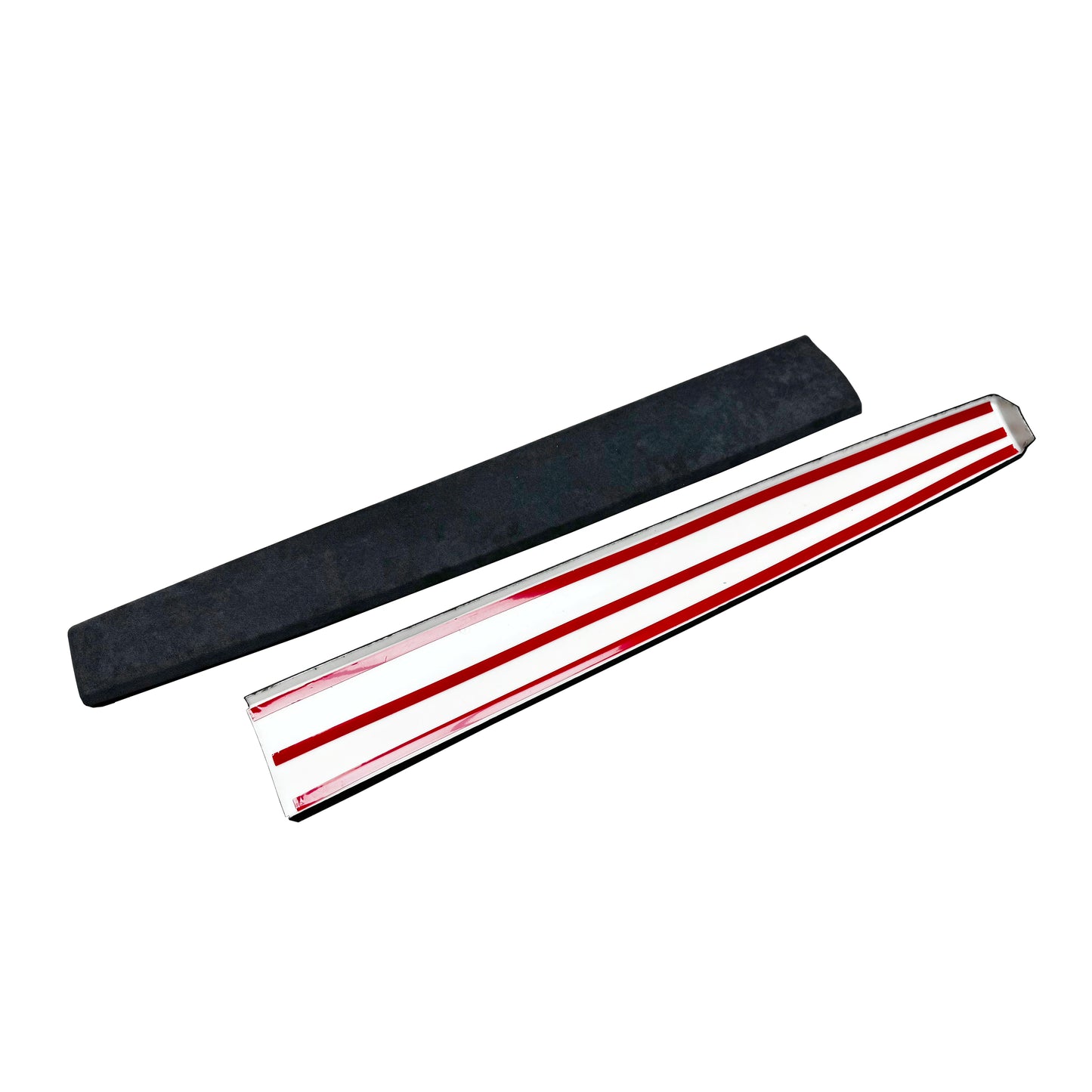 Echte schwarze Alcantara-Verkleidungen für Tesla Model 3/Y Dekor