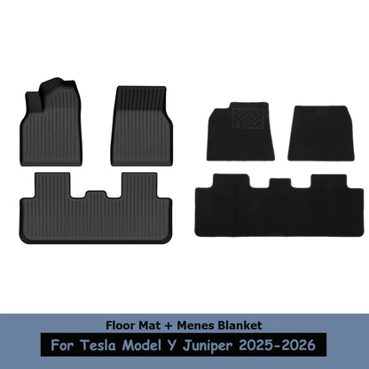 Tesla Model Y Juniper / Standard Fußmatten 2025-2026 - TPE Gummimatten Set