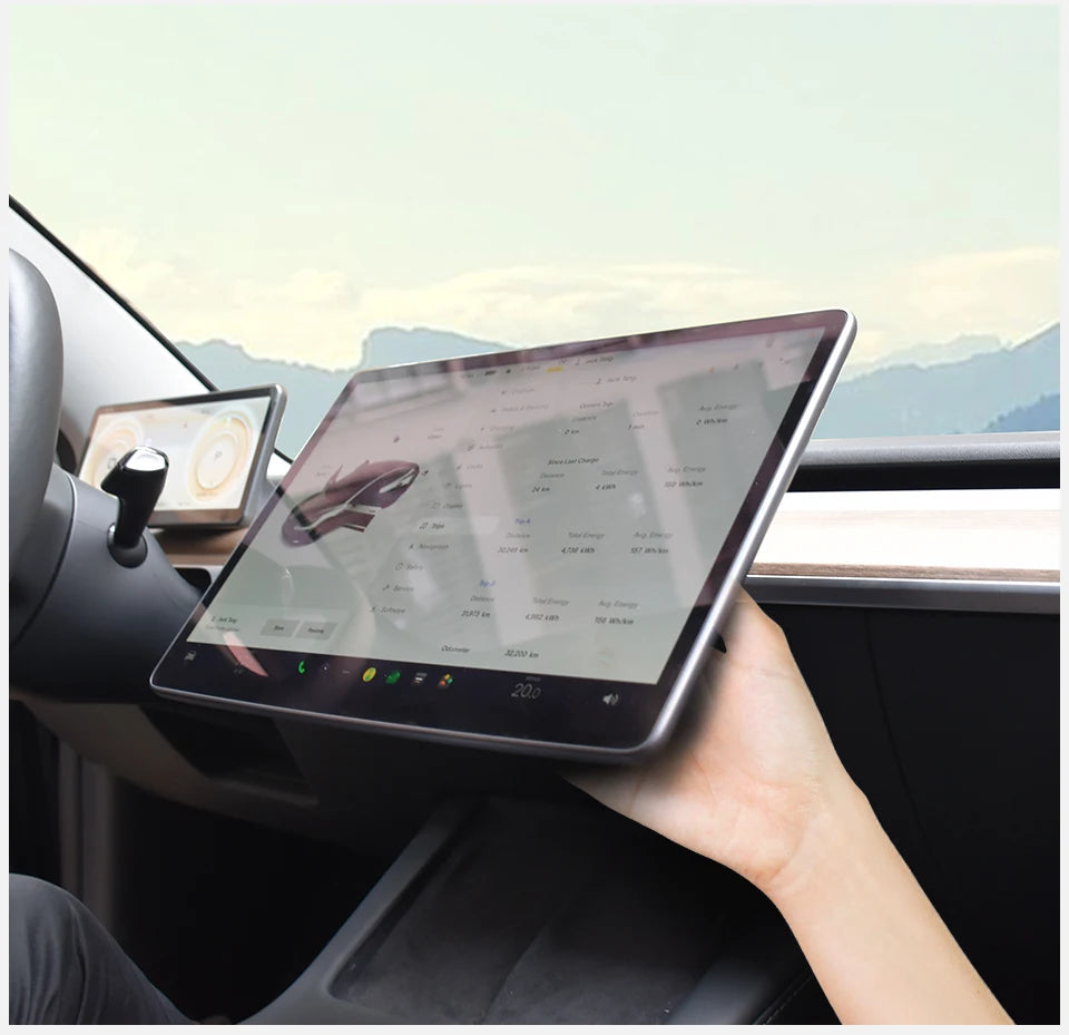 Bildschirm-Schwenk / Neigehalterung für Tesla Model Y/3 Highland 2017-2024