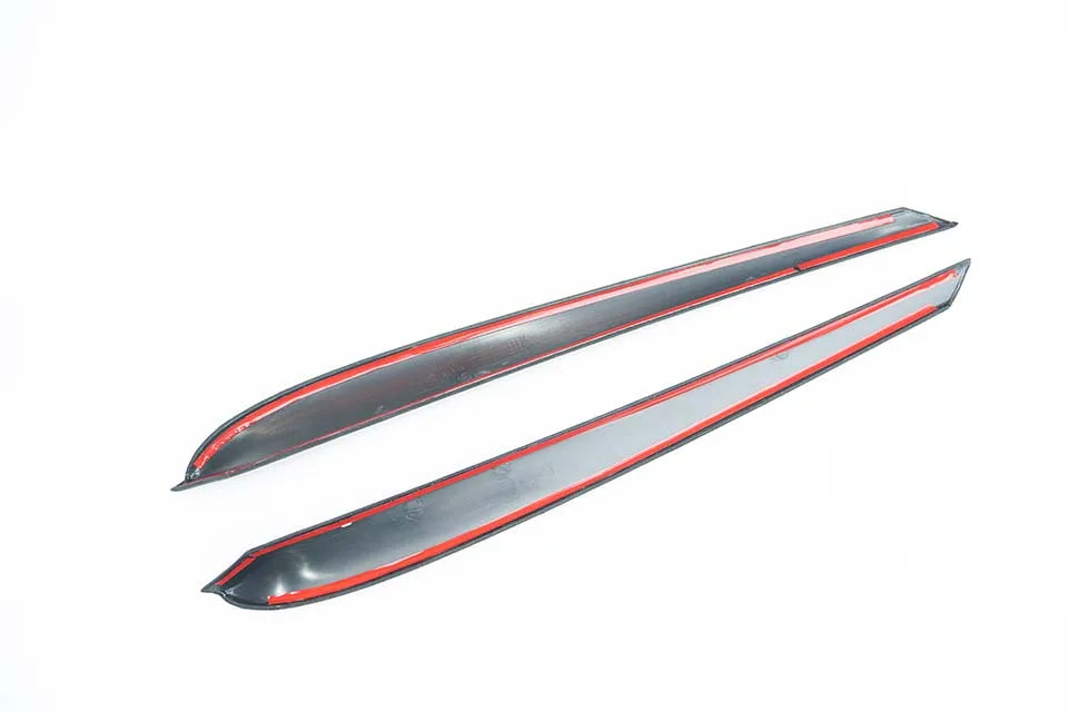 Echte schwarze Alcantara-Verkleidungen für Tesla Model 3/Y Dekor