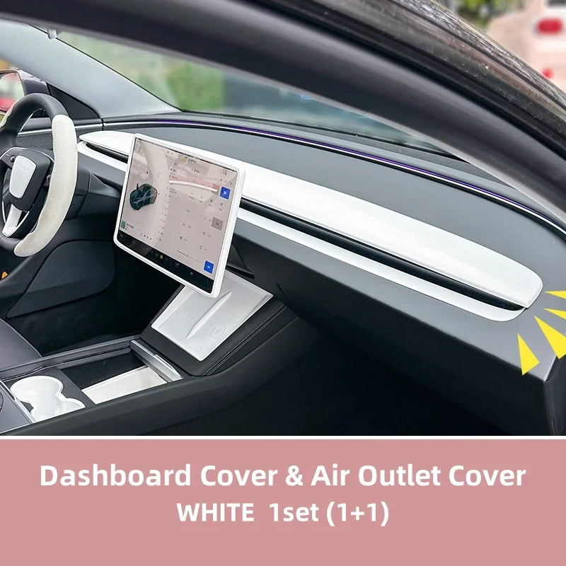 Tesla Model 3 Highland 2024 Armaturenbrettabdeckung Verkleidung Aufkleber