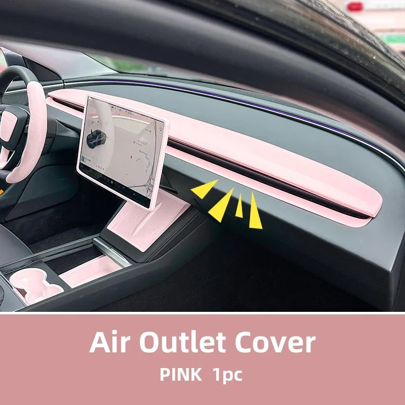 Tesla Model 3 Highland 2024 Armaturenbrettabdeckung Verkleidung Aufkleber