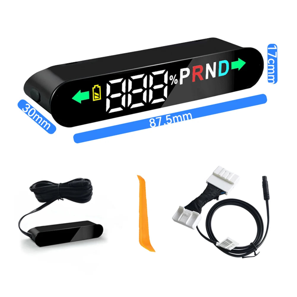 HUD Head-Up-Display Tesla Model 3 Modell Y, Tachometer