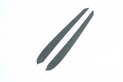 Echte schwarze Alcantara-Verkleidungen für Tesla Model 3/Y Dekor