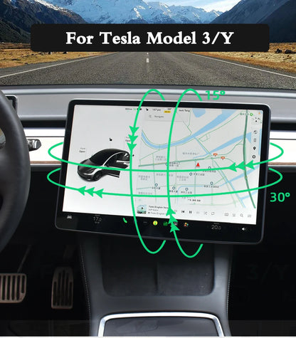 Bildschirm-Schwenk / Neigehalterung für Tesla Model Y/3 Highland 2017-2024