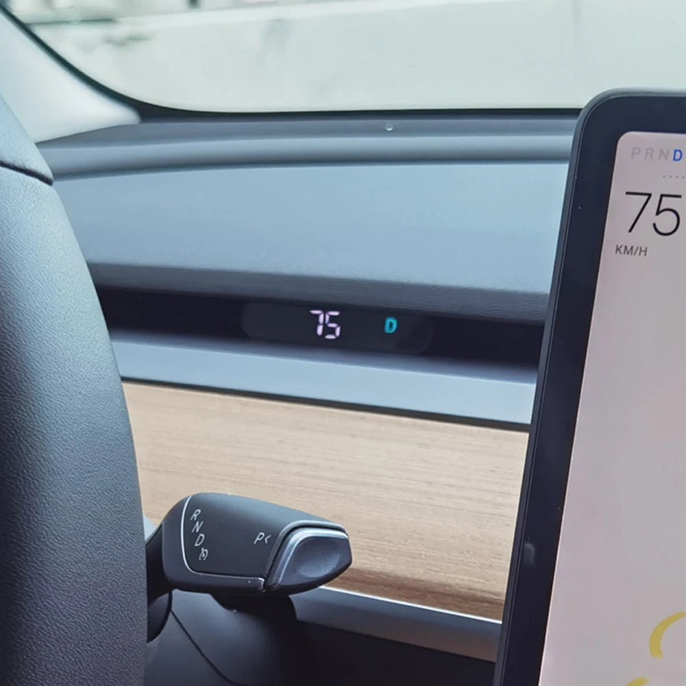 HUD Head-Up-Display Tesla Model 3 Modell Y, Tachometer