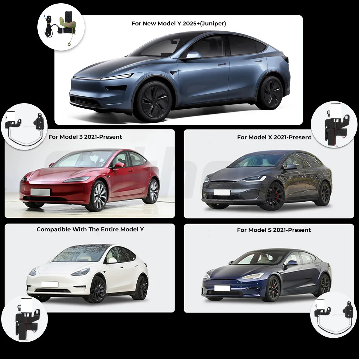 Elektrische Lock Soft-schließen für Tesla Modell 3 Y Highland Juniper